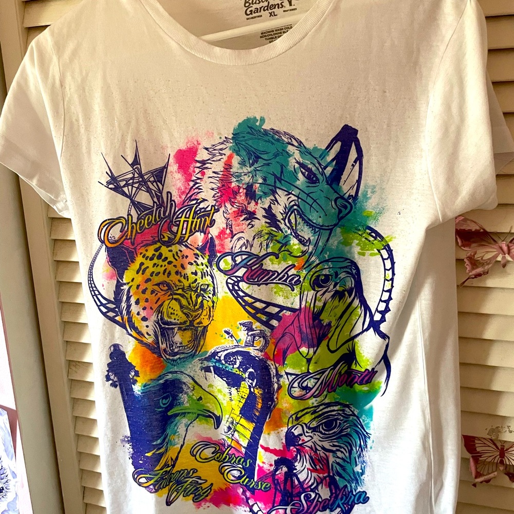 Busch Gardens Tampa t-shirt, size XL in children’s, theme park merchandise